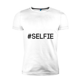 Мужская футболка премиум с принтом Selfie в Тюмени, 92% хлопок, 8% лайкра | приталенный силуэт, круглый вырез ворота, длина до линии бедра, короткий рукав | 