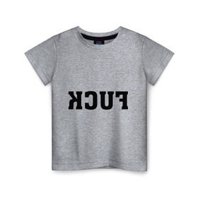 Детская футболка хлопок с принтом FUCK в Тюмени, 100% хлопок | круглый вырез горловины, полуприлегающий силуэт, длина до линии бедер | Тематика изображения на принте: instagram | selfie | swag | инстаграм | селфи