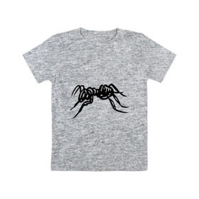 Детская футболка хлопок с принтом Муравей в Тюмени, 100% хлопок | круглый вырез горловины, полуприлегающий силуэт, длина до линии бедер | Тематика изображения на принте: муравей | насекомые