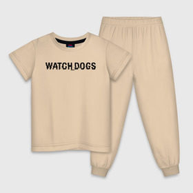 Детская пижама хлопок с принтом Watch Dogs в Тюмени, 100% хлопок |  брюки и футболка прямого кроя, без карманов, на брюках мягкая резинка на поясе и по низу штанин
 | watch dogs