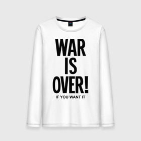 Мужской лонгслив хлопок с принтом War is over if you want в Тюмени, 100% хлопок |  | over | swag | want | war | you | война | если | кончилась | окончена | свэг | хочешь
