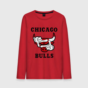 Мужской лонгслив хлопок с принтом Chicago Bulls Swag в Тюмени, 100% хлопок |  | bulls | chicago | new | swag | буллс | чикаго