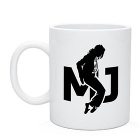 Кружка с принтом Майкл Джексон в Тюмени, керамика | объем — 330 мл, диаметр — 80 мм. Принт наносится на бока кружки, можно сделать два разных изображения | jackson | king | michael | music | pop | джексон | джэксон | король | майкл | музыка | поп | попса