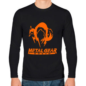 Мужской лонгслив хлопок с принтом Metal Gear Solid Fox в Тюмени, 100% хлопок |  | Тематика изображения на принте: лиса