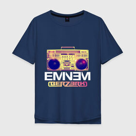 Мужская футболка хлопок Oversize с принтом Eminem Berzerk в Тюмени, 100% хлопок | свободный крой, круглый ворот, “спинка” длиннее передней части | berzerk | eminem | gangsta | gansta | go berzerk | hip | hip hop | hop | kick your shoes off hair down | rap | shady | shady records | еп | репчик | репчина | рэп | рэпчина | хип | хип хоп | хоп | эминем