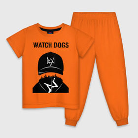 Детская пижама хлопок с принтом You will be Hacker в Тюмени, 100% хлопок |  брюки и футболка прямого кроя, без карманов, на брюках мягкая резинка на поясе и по низу штанин
 | hacker | watch dogs | will | you