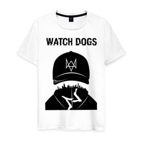 Мужская футболка хлопок с принтом You will be Hacker в Тюмени, 100% хлопок | прямой крой, круглый вырез горловины, длина до линии бедер, слегка спущенное плечо. | hacker | watch dogs | will | you