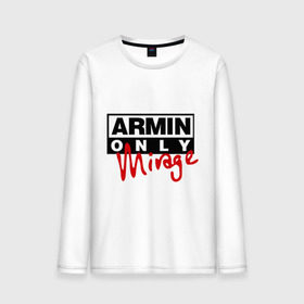 Мужской лонгслив хлопок с принтом Armin only - mirage в Тюмени, 100% хлопок |  | addicted | buuren | mirage | van | аrmin