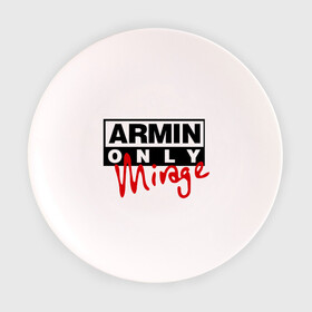 Тарелка 3D с принтом Armin only - mirage в Тюмени, фарфор | диаметр - 210 мм
диаметр для нанесения принта - 120 мм | addicted | buuren | mirage | van | аrmin