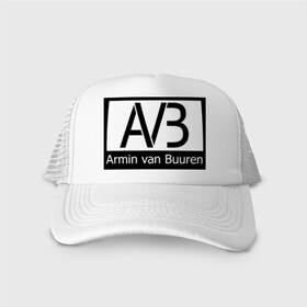Кепка тракер с сеткой с принтом Armin van buuren logo в Тюмени, трикотажное полотно; задняя часть — сетка | длинный козырек, универсальный размер, пластиковая застежка | addicted | buuren | van | аrmin
