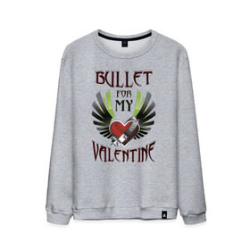 Мужской свитшот хлопок с принтом Bullet for my Valentine в Тюмени, 100% хлопок |  | bullet | for | metal | music | my | valentine