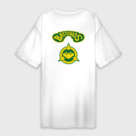 Платье-футболка хлопок с принтом Боевые Жабы в Тюмени,  |  | battle | batttletoads | sega | toads | сега