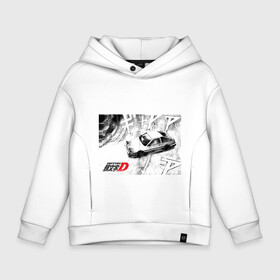 Детское худи Oversize хлопок с принтом Initial D в Тюмени, френч-терри — 70% хлопок, 30% полиэстер. Мягкий теплый начес внутри —100% хлопок | боковые карманы, эластичные манжеты и нижняя кромка, капюшон на магнитной кнопке | 86 | anime | corolla | d | dream | initial | jdm | levin | toyota | trueno | ае86 | аниме | анимэ | гонщик | инициал | инишиал | левин | манга | тойота | улица | хачироку