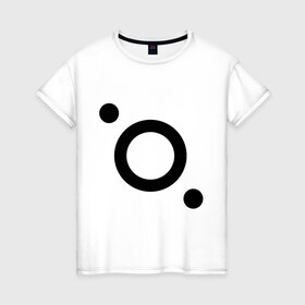 Женская футболка хлопок с принтом Глиф 30 seconds to mars в Тюмени, 100% хлопок | прямой крой, круглый вырез горловины, длина до линии бедер, слегка спущенное плечо | 