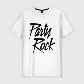 Мужская футболка премиум с принтом Party Rock в Тюмени, 92% хлопок, 8% лайкра | приталенный силуэт, круглый вырез ворота, длина до линии бедра, короткий рукав | Тематика изображения на принте: 