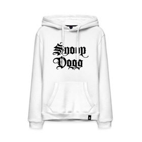 Мужская толстовка хлопок с принтом Snoop Dogg в Тюмени, френч-терри, мягкий теплый начес внутри (100% хлопок) | карман-кенгуру, эластичные манжеты и нижняя кромка, капюшон с подкладом и шнурком | Тематика изображения на принте: rap | snoop dogg | музыка | рэп | снуп дог
