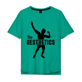 Мужская футболка хлопок Oversize с принтом Эстетика в Тюмени, 100% хлопок | свободный крой, круглый ворот, “спинка” длиннее передней части | aesthetics | спорт | эстетика