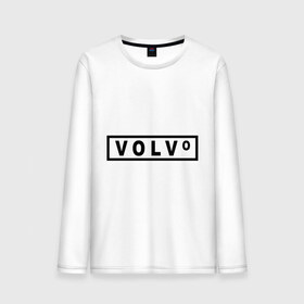 Мужской лонгслив хлопок с принтом Volvo в Тюмени, 100% хлопок |  | valve | volvo | логотип