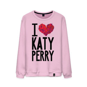 Мужской свитшот хлопок с принтом I love Katy Perry в Тюмени, 100% хлопок |  | katy perry | pop | знаменитости | корона | кэти перри | музыка | певица