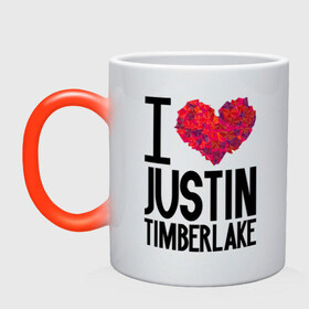 Кружка хамелеон с принтом Justin Timberlake в Тюмени, керамика | меняет цвет при нагревании, емкость 330 мл | justin timberlake | pop | джастин тимберлейк | знаменитости | музыка | певец