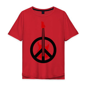 Мужская футболка хлопок Oversize с принтом Пацифик рок в Тюмени, 100% хлопок | свободный крой, круглый ворот, “спинка” длиннее передней части | Тематика изображения на принте: гитара