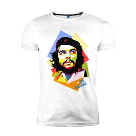 Мужская футболка премиум с принтом Che Guevara в Тюмени, 92% хлопок, 8% лайкра | приталенный силуэт, круглый вырез ворота, длина до линии бедра, короткий рукав | че гевара