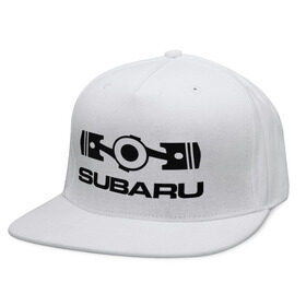 Кепка снепбек с прямым козырьком с принтом Subaru в Тюмени, хлопок 100% |  | logo | sti | subaru | авто | лого | субарик | субару