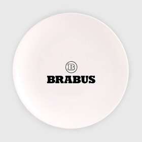 Тарелка 3D с принтом Brabus в Тюмени, фарфор | диаметр - 210 мм
диаметр для нанесения принта - 120 мм | Тематика изображения на принте: benz | brabus | logo | mercedes | авто | брабус | лого | мерс | мерседес бенс