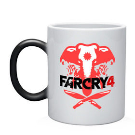 Кружка хамелеон с принтом Far Cry 4 (1) в Тюмени, керамика | меняет цвет при нагревании, емкость 330 мл | cry | far | far cry | ubisoft | край | фар | фаркрай | юбисофт