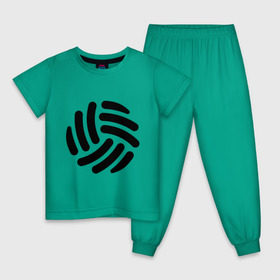 Детская пижама хлопок с принтом Волейбольный мячик в Тюмени, 100% хлопок |  брюки и футболка прямого кроя, без карманов, на брюках мягкая резинка на поясе и по низу штанин
 | Тематика изображения на принте: волейбол