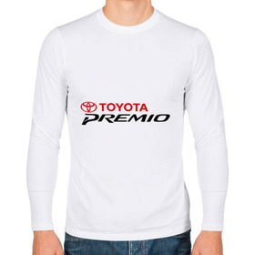 Мужской лонгслив хлопок с принтом Toyota Premio в Тюмени, 100% хлопок |  | premio | toyota | премио | тойота