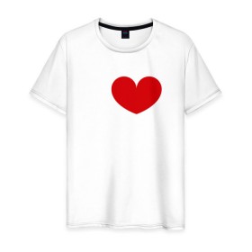 Мужская футболка хлопок с принтом Я люблю Настю в Тюмени, 100% хлопок | прямой крой, круглый вырез горловины, длина до линии бедер, слегка спущенное плечо. | 