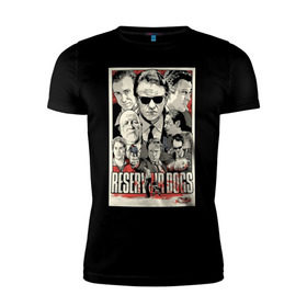 Мужская футболка премиум с принтом Reservoir Dogs в Тюмени, 92% хлопок, 8% лайкра | приталенный силуэт, круглый вырез ворота, длина до линии бедра, короткий рукав | 