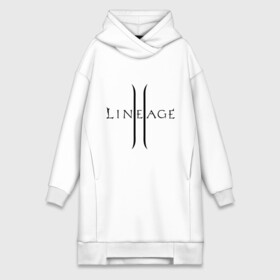Платье-худи хлопок с принтом Lineage logo в Тюмени,  |  | lineage | logo | игра | логотип