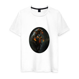 Мужская футболка хлопок с принтом Chaos Knight в Тюмени, 100% хлопок | прямой крой, круглый вырез горловины, длина до линии бедер, слегка спущенное плечо. | chaos knightchaos knight | dota