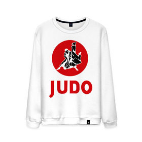 Мужской свитшот хлопок с принтом Judo в Тюмени, 100% хлопок |  | дзюдо