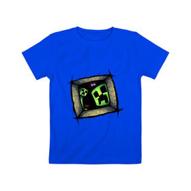 Детская футболка хлопок с принтом Страшное место в Тюмени, 100% хлопок | круглый вырез горловины, полуприлегающий силуэт, длина до линии бедер | игры