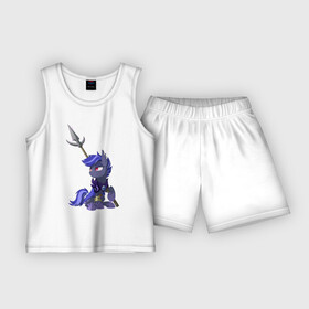 Детская пижама с шортами хлопок с принтом BatPony   (ОС) в Тюмени,  |  | batpony | batpony   со популярного мульт сериала mylittlepony (mlp) [пони мышказ]mlp | pony | warrior | бэтпони | воин | го | мыш | пони