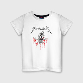 Детская футболка хлопок с принтом Metallica - Scary Guy в Тюмени, 100% хлопок | круглый вырез горловины, полуприлегающий силуэт, длина до линии бедер | Тематика изображения на принте: металлика