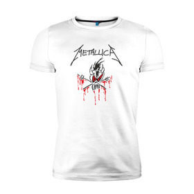 Мужская футболка премиум с принтом Metallica - Scary Guy в Тюмени, 92% хлопок, 8% лайкра | приталенный силуэт, круглый вырез ворота, длина до линии бедра, короткий рукав | металлика