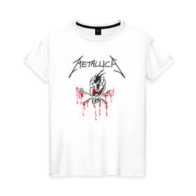 Женская футболка хлопок с принтом Metallica - Scary Guy в Тюмени, 100% хлопок | прямой крой, круглый вырез горловины, длина до линии бедер, слегка спущенное плечо | металлика