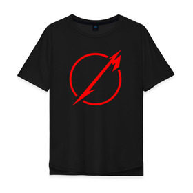Мужская футболка хлопок Oversize с принтом Metallica: Through The Never в Тюмени, 100% хлопок | свободный крой, круглый ворот, “спинка” длиннее передней части | металлика
