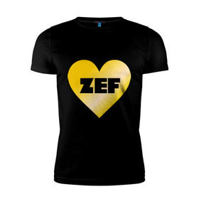 Мужская футболка премиум с принтом ZEF Die Antwoord в Тюмени, 92% хлопок, 8% лайкра | приталенный силуэт, круглый вырез ворота, длина до линии бедра, короткий рукав | die antwoord