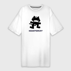 Платье-футболка хлопок с принтом Monstercat в Тюмени,  |  | 