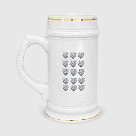 Кружка пивная с принтом Бриллианты в Тюмени,  керамика (Материал выдерживает высокую температуру, стоит избегать резкого перепада температур) |  объем 630 мл | россыпь бриллиантовбриллианты