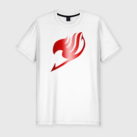 Мужская футболка премиум с принтом Хвост Феи в Тюмени, 92% хлопок, 8% лайкра | приталенный силуэт, круглый вырез ворота, длина до линии бедра, короткий рукав | Тематика изображения на принте: fairy tail