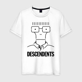 Мужская футболка хлопок с принтом Descendents в Тюмени, 100% хлопок | прямой крой, круглый вырез горловины, длина до линии бедер, слегка спущенное плечо. | descendents | hardcore | punk