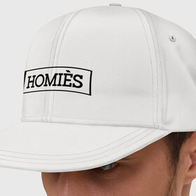 Кепка снепбек с прямым козырьком с принтом Homies в Тюмени, хлопок 100% |  | homies | svag | бренд | мода | свэг