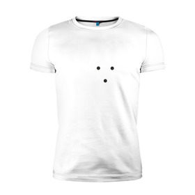 Мужская футболка премиум с принтом Силуэт лисички в Тюмени, 92% хлопок, 8% лайкра | приталенный силуэт, круглый вырез ворота, длина до линии бедра, короткий рукав | Тематика изображения на принте: fox | лиса | лисёнок | лисичка