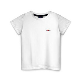 Детская футболка хлопок с принтом R7GE One в Тюмени, 100% хлопок | круглый вырез горловины, полуприлегающий силуэт, длина до линии бедер | .youtube | battlefield | r7ge | звезда | серия с маленьким логотипом r7ge.logotip